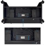 TooQ FSM03-B Soporte de Suelo Eléctrico con Ruedas para Pantallas 52-84 Pulgadas